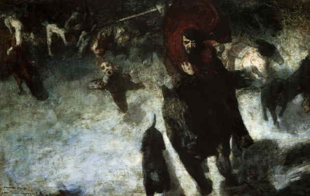Wild Chase by Franz von Stuck